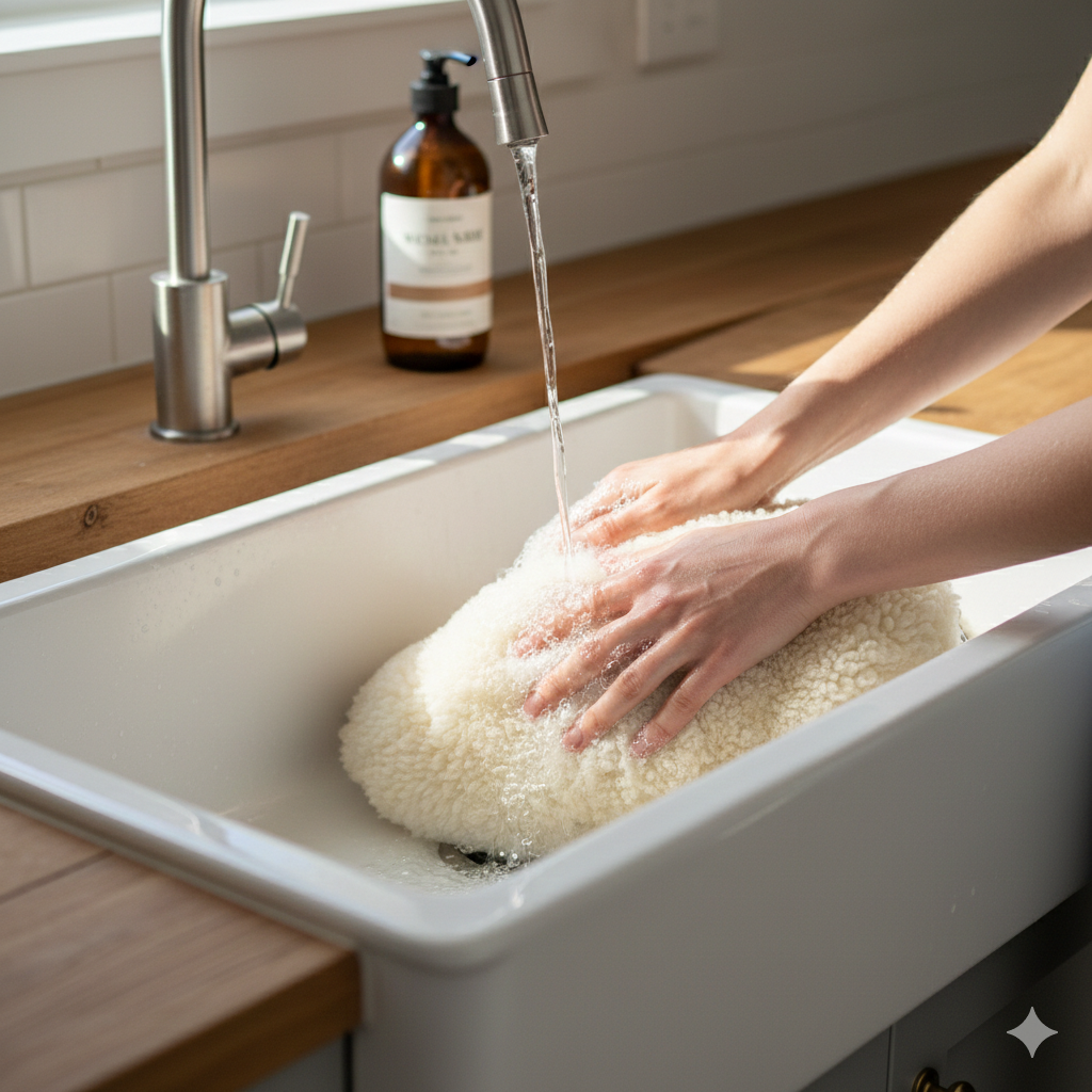 How to Wash a Sheepskin Dog Bed (Without Ruining It)