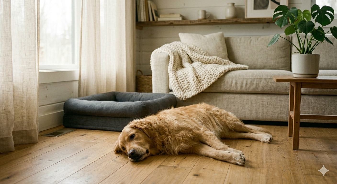 Why Does My Dog Sleep on the Floor Instead of His Bed?