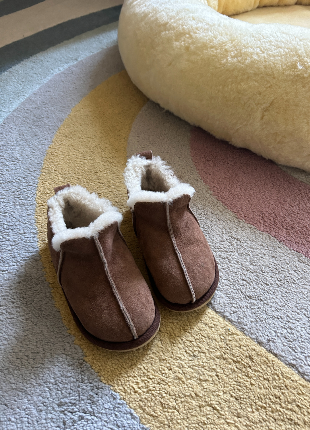 Sheepskin Slippers for Kids