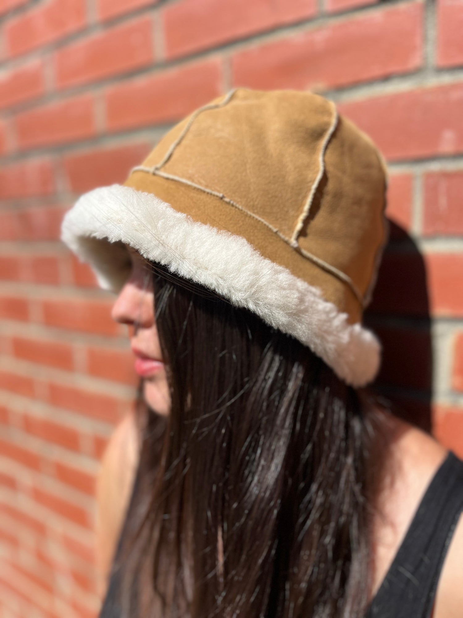 Santa Fe Sheepskin Bucket Hat