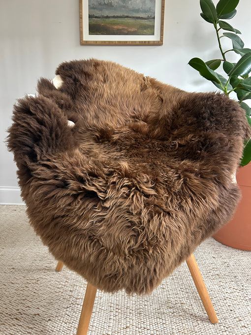 Ombré Bronze Copper Sheepskin