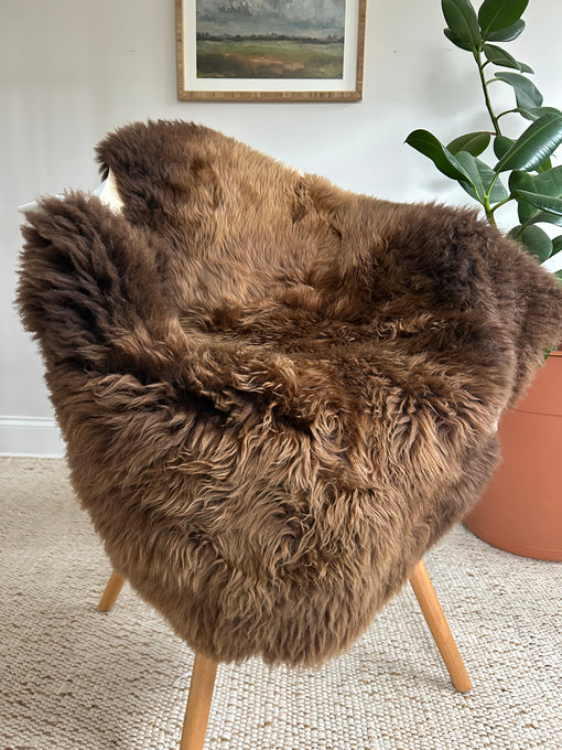 Ombré Bronze Copper Sheepskin