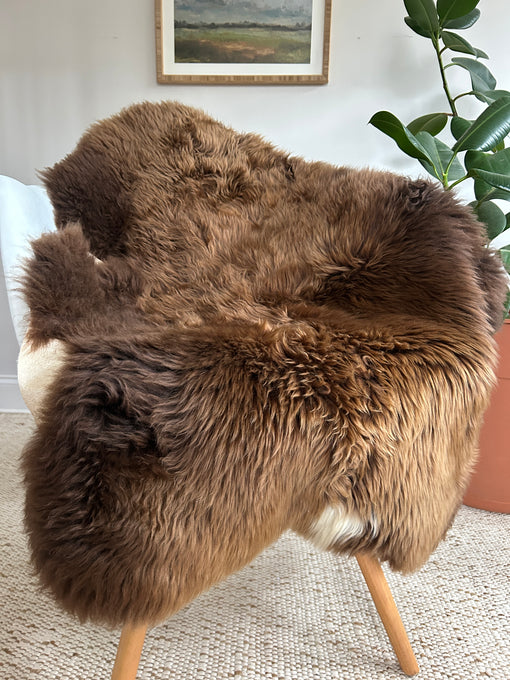 Ombré Bronze Copper Sheepskin