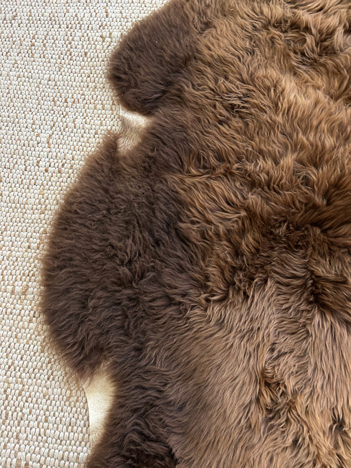 Ombré Bronze Copper Sheepskin