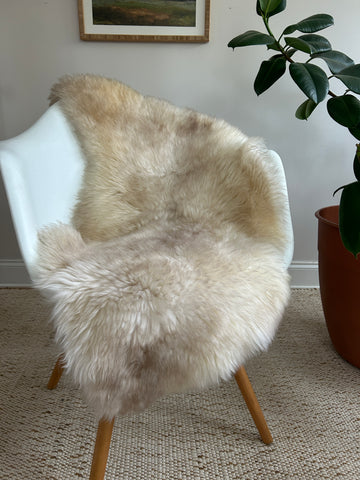 Light Grey Beige Sheepskin #2