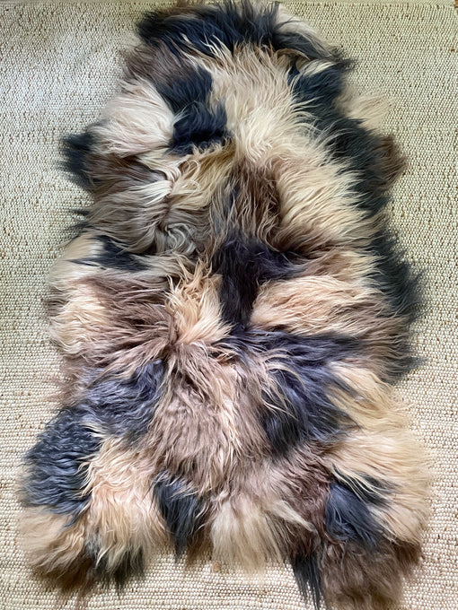 Exclusive XXL Icelandic Patchwork Sheepskin