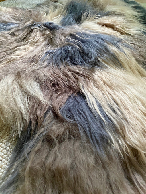 Exclusive XXL Icelandic Patchwork Sheepskin