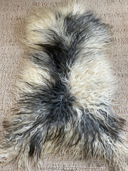 Grey and Ivory Greenland Sheepskin