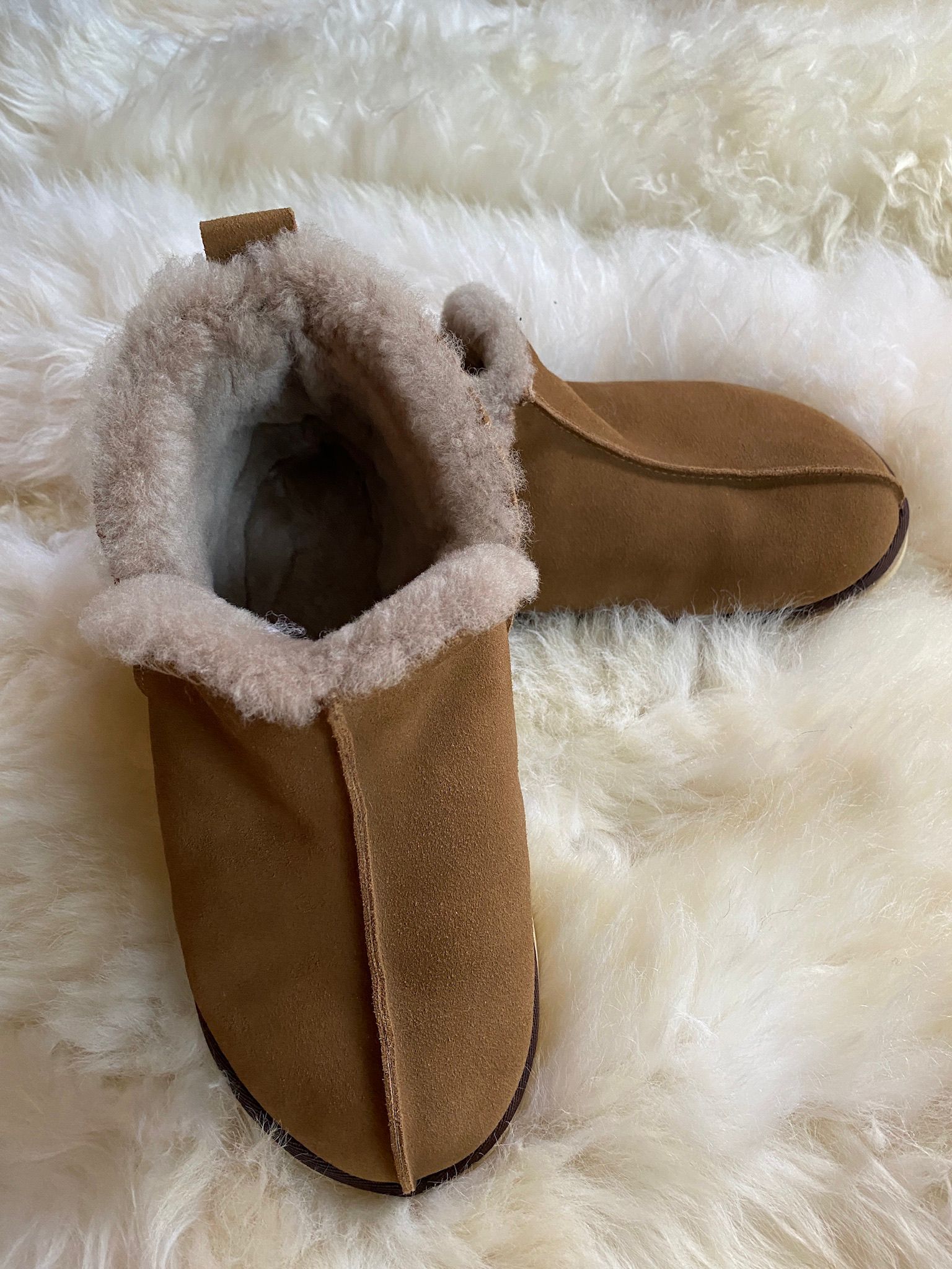 Extra Roomy Genuine Sheepskin Slipper