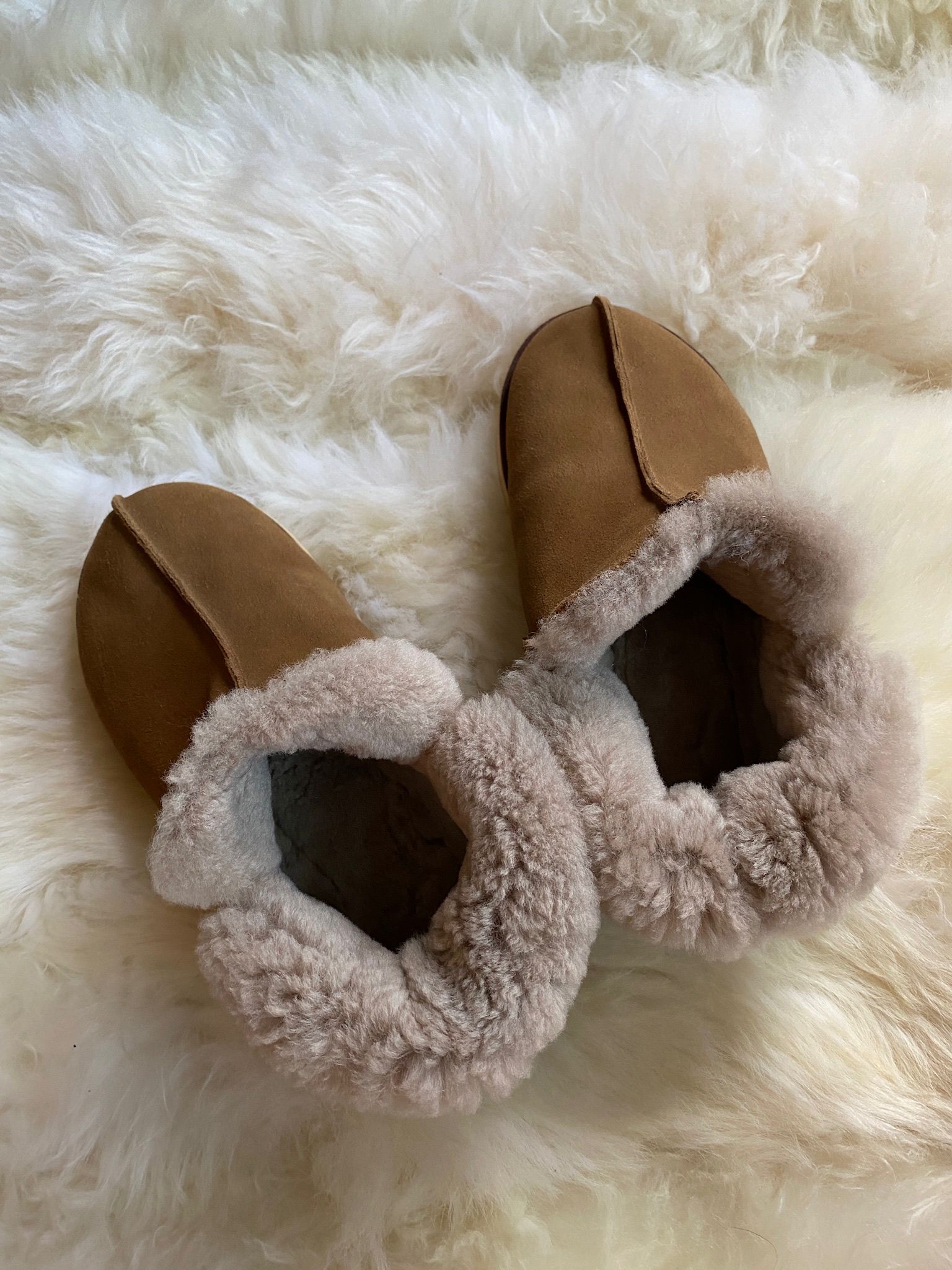 Extra Roomy Genuine Sheepskin Slipper