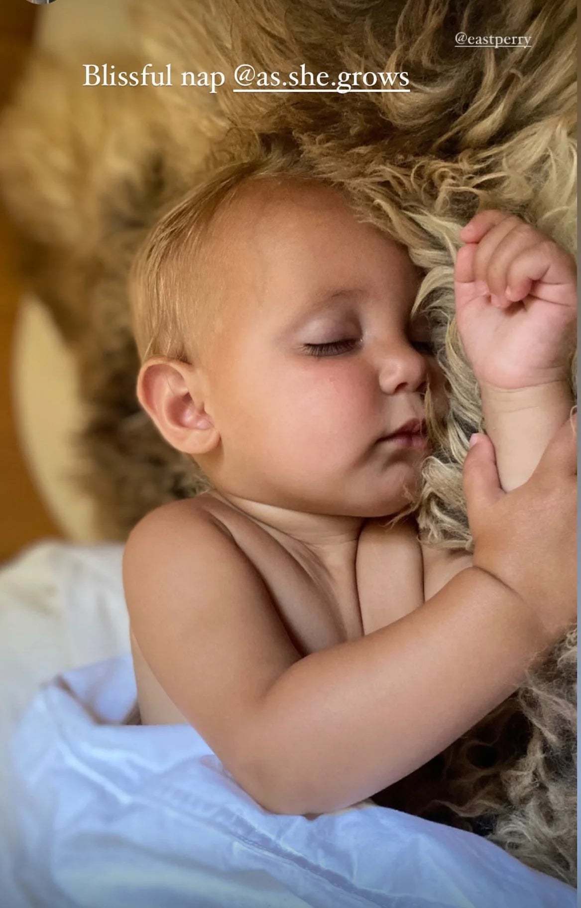 Baby sleeping soundly in family bundles