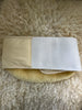 Medical grade sheepskin kidney warmer and waist belt