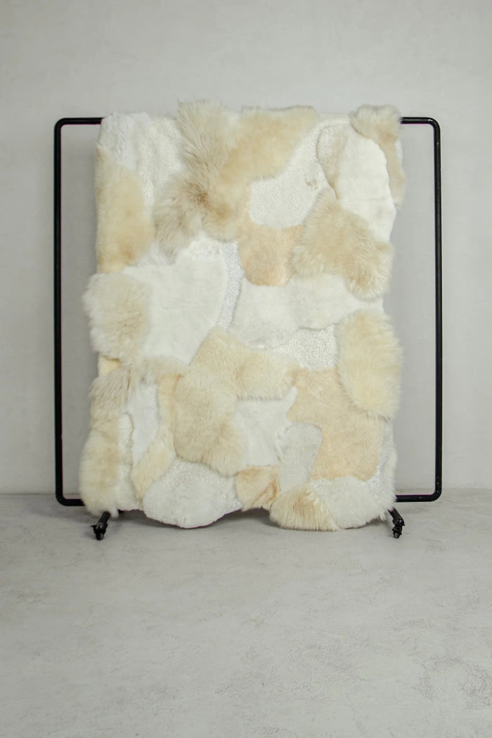 Mixed Textured Sheepskin Rug