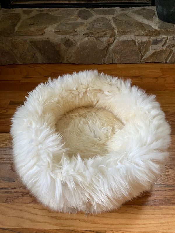 plush ivory animal snug