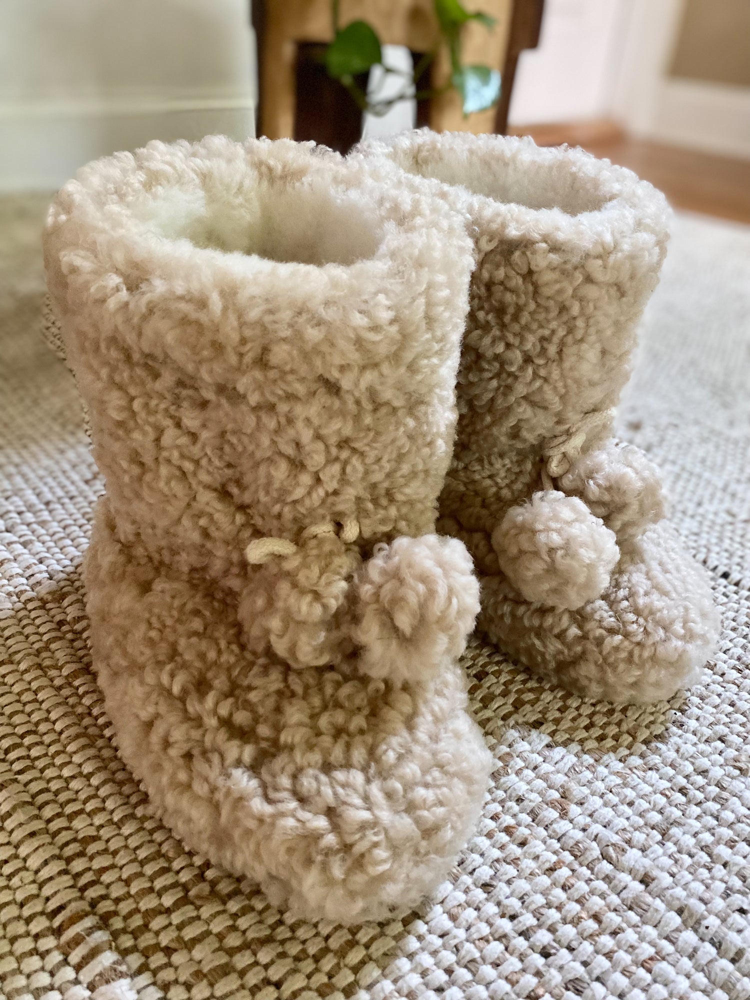 Extra Warm Sheepskin Booties