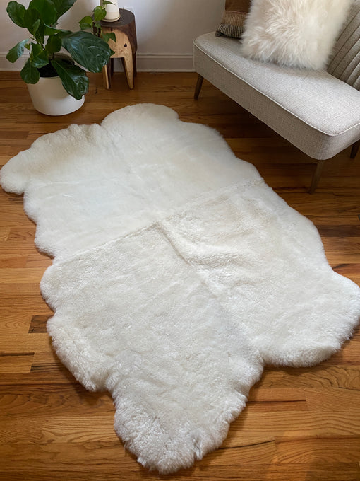 sheepskin large area rug