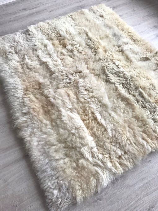 Natural Sheepskin Area Rug 